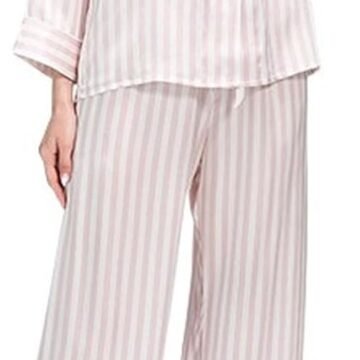 Pajamas for Women Comfy Two Piece 100% Mulberry Silk Set Long/Short Sleeve Real Mulberry Silk Sleepwear shortwear Ladies (Pink,Large)