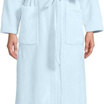 Women's Cozy Plush Long Wrap Robe